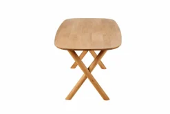 CASA ACACIA Table à Manger Avec Pieds En X