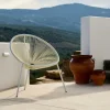 CASA ACAPULCO Chaise Lounge Blanc