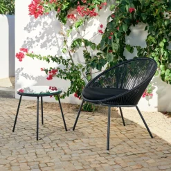 CASA ACAPULCO Chaise Lounge Set De 2 Sable