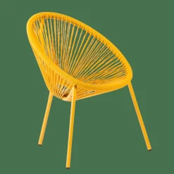 Enfant CASA ACAPULCO Chaise Pour Enfants Jaune