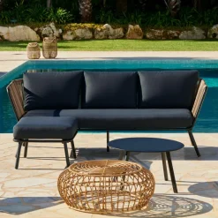 CASA ACAPULCO Set Lounge Naturel