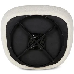 CASA AGNES Plaid Blanc Cassé