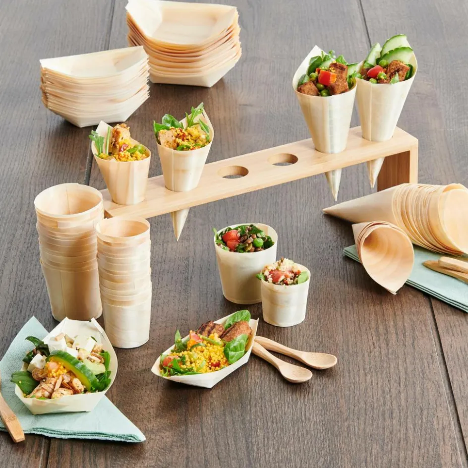 CASA APERO ECO Cornets Set De 20 Naturel