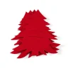 CASA ARBO Porte-couverts Set De 4 Rouge