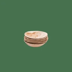 CASA ARECA LEAF Bols Set De 6 Naturel