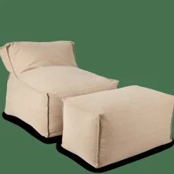 CASA BAGIE Pouf Sable