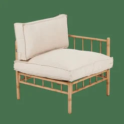 CASA BAMBOLETTE Fauteuil De Coin Aspect Bambou