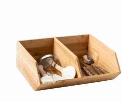 CASA BAMBOO Boîte à Mouchoirs Naturel