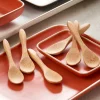 CASA BAMBOO Cuillères Set De 6 Naturel