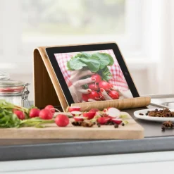 CASA BAMBUS Support Tablette Et Livre Naturel