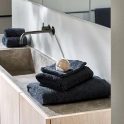 CASA B-LUX Tapis De Bain Gris Foncé