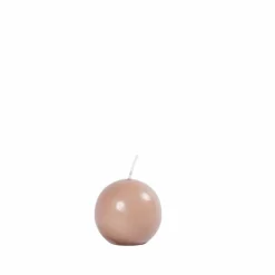 CASA BOLA Bougie Boule Beige
