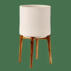 CASA CHIARO Pot De Fleurs Blanc