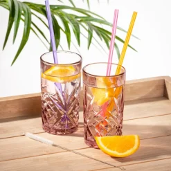 CASA COCKTAILS Verre 41 CL Jaune, Vert, Transparent