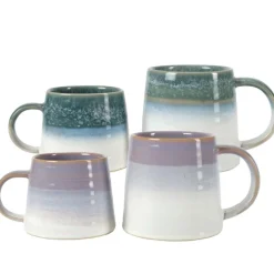 CASA CORA Mug Vert, Mauve