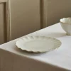 CASA DAHLIA Assiette Blanc