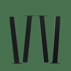 CASA FORMAX Table De Jardin Avec Pieds Natural/noir