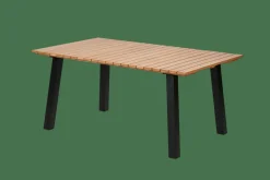 CASA FORMAX Table De Jardin Avec Pieds Natural/noir