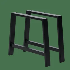 CASA FORMAX Table De Jardin Avec Pieds A Natural/noir