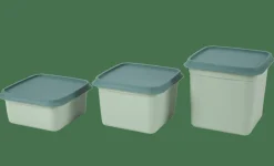 CASA FREEZER Boîtes Congélation Set De 10 Menthe, Vert Foncé