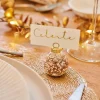 CASA GLANCY Porte-noms Set De 4 Transparent