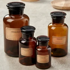CASA HERBORA Pot à Provisions 12,5 CL Brun