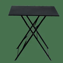 CASA IMPERIAL Table Pliante Carré Noir