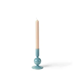 CASA ISA Bougeoir Opale Bleue Bleu