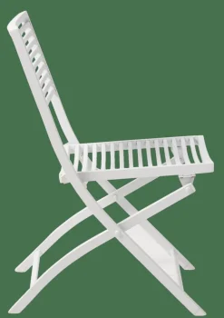 CASA JESSE Chaise Pliante Blanc, Beige