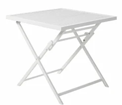 CASA JESSE Ensemble Bistrot Rectangulaire Blanc