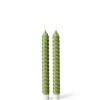 CASA LED Bougie Dîner Led Vert
