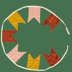 CASA LEON Guirlande De Drapeaux Rouge