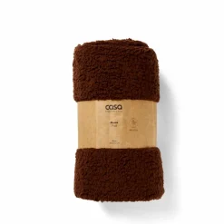 CASA LINNE Coussin Brun