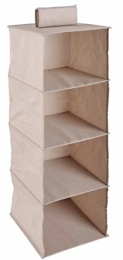 CASA LINOLUX Sac De Rangement XL Avec Fermeture éclair Beige