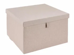 CASA LINOLUX Sac De Rangement XL Avec Fermeture éclair Beige