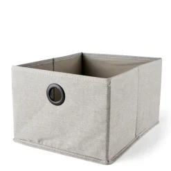 CASA LINOLUX Système De Rangement 4 Compartiments Beige