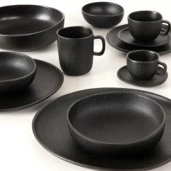 CASA MAGMA Assiette Noir
