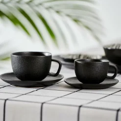 CASA MAGMA Tasse Et Soucoupe 20 CL Noir