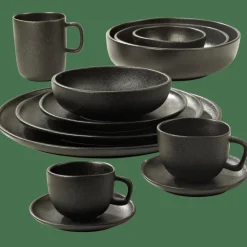 CASA MAGMA Tasse Et Soucoupe Expresso 11 CL Noir