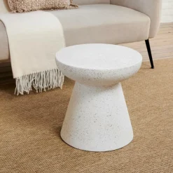 CASA MAGNUS Table D'appoint Blanc