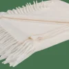 CASA MARTA Plaid Blanc