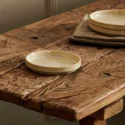 CASA MINERAL SAND Assiette Beige