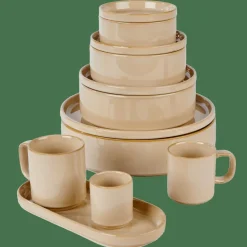 CASA MINERAL SAND Assiette Beige