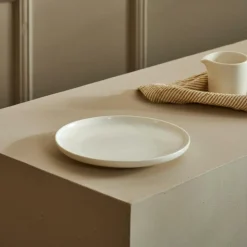 CASA MOON Assiette à Dessert Blanc