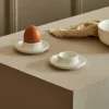 CASA MOON Coquetier Blanc