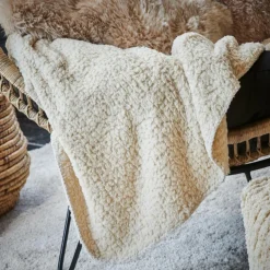 CASA MOUTON Plaid Beige