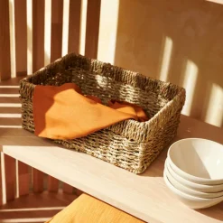 CASA MYKONOS Panier Tiroir M Naturel