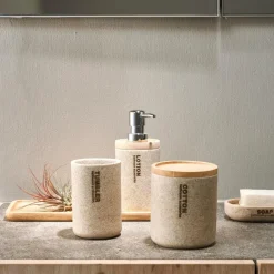 CASA NEW RESIN Porte-savon Naturel