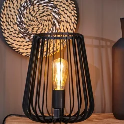 CASA ORION Lampe De Table Noir