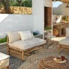 CASA PAULETTA ECO Coussin écolo Sable Beige